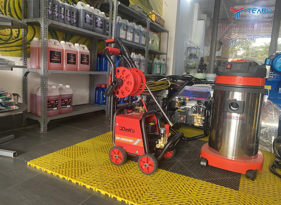 Mua máy rửa xe tại Tearu với chế độ bảo hành uy tín, chuyên nghiệp