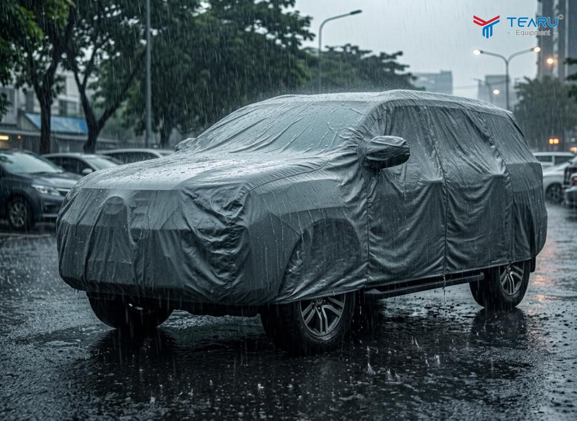 Phủ bạt xe ô tô giúp giảm tác động trực tiếp từ mơi trường bên ngoài