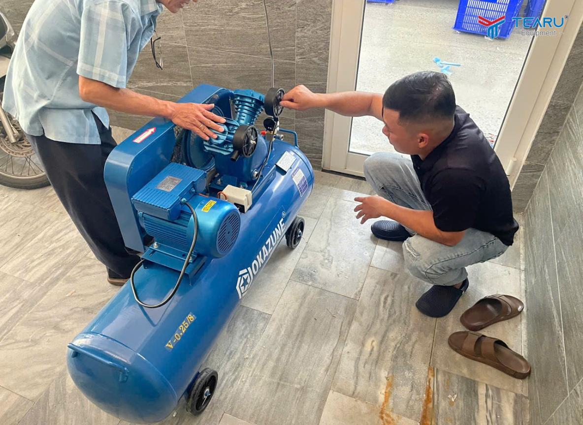 Ứng Dụng Máy Nén Khí Trong Công Nghiệp Và Đời Sống Phổ Biến Nhất Hiện Nay 4 Máy nén khí Okazune được sử dụng nhiều trên thị trường hiện nay