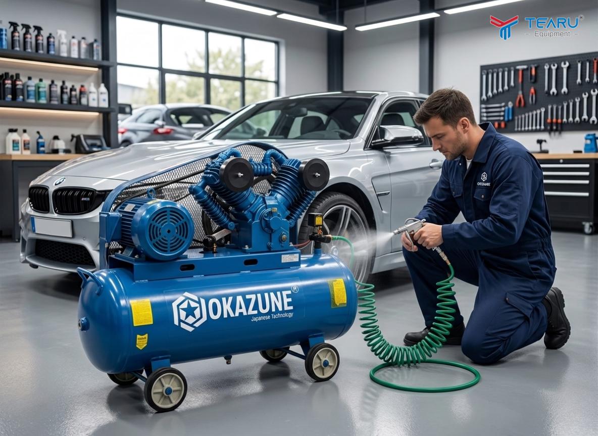 Ứng Dụng Máy Nén Khí Trong Công Nghiệp Và Đời Sống Phổ Biến Nhất Hiện Nay 3 Máy nén khí giúp tăng hiệu suất khi làm việc