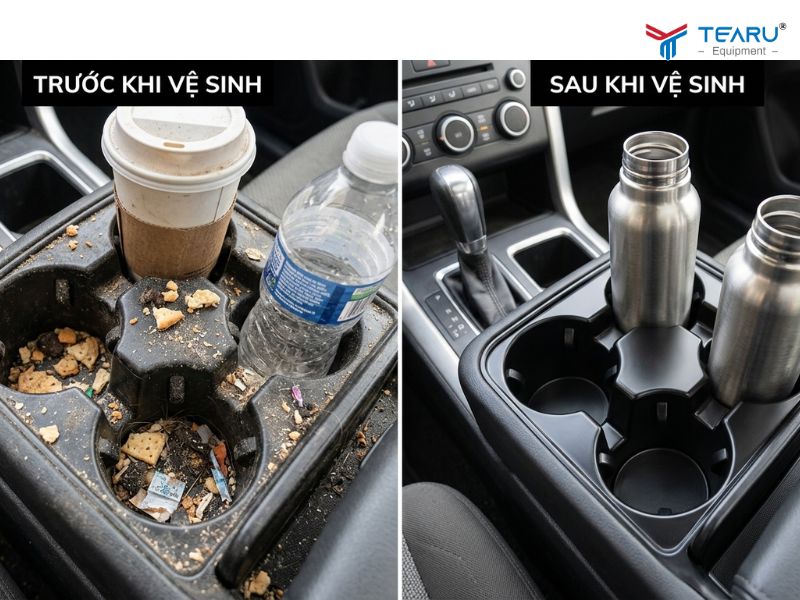 Những Vị Trí Trên Ô Tô Dễ Tích Tụ Vi Khuẩn Nhất Và Cách Vệ Sinh Hiệu Quả 3 Các hộc chứa đồ cũng là nơi tích tụ giấy vụn, bụi bẩn và rác nhỏ.