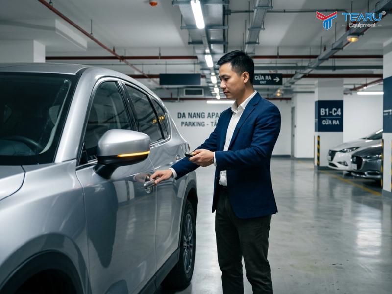 Cần kiểm tra cẩn thận trước khi rời khỏi xe