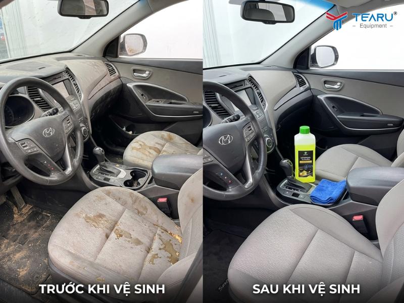 Dung dịch vệ sinh nội thất đảm bảo an toàn cho người sử dụng