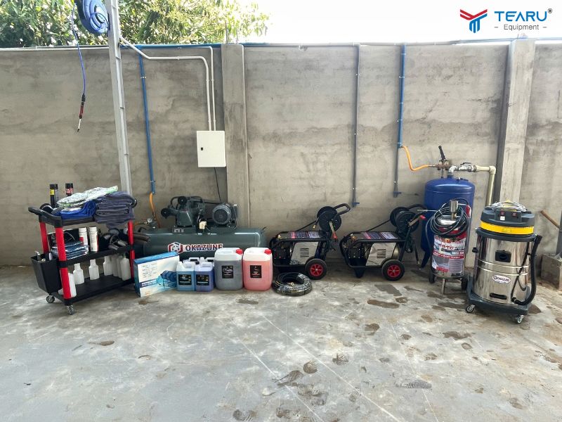 Cách Tính Chi Phí Mở Tiệm Rửa Xe Chi Tiết Nhất Cho Người Mới Bắt Đầu 3 Đầu tư thiết bị rửa xe chính hãng tại đơn vị uy tín