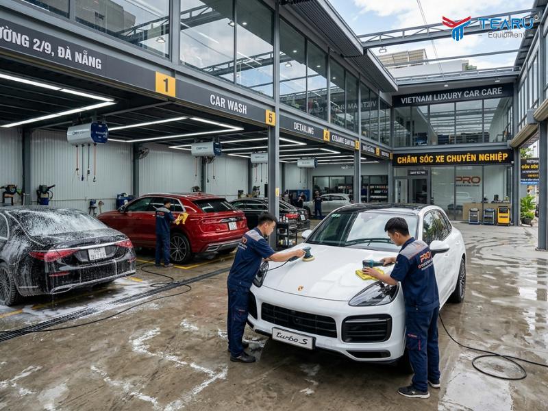 Mô Hình Tiệm Rửa Xe Kết Hợp Detailing Có Hiệu Quả Không? 1 Mô Hình Tiệm Rửa Xe Kết Hợp Detailing Có Hiệu Quả Không?