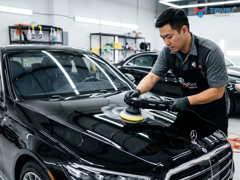 Mô Hình Tiệm Rửa Xe Kết Hợp Detailing Có Hiệu Quả Không? 3 Tiệm Rửa Xe Kết Hợp Detailing yêu cầu kỹ thuật viên có kỹ thuật cao