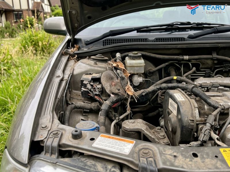 Có Nên Đỗ Xe Trên Cỏ Trong Thời Gian Dài? 2 Đỗ xe trên bãi cỏ dễ bị động vật nhỏ làm tổ