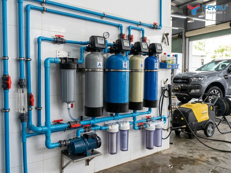 Lắp Lọc Nước Khi Mở Tiệm Rửa Xe Có Cần Thiết Không?