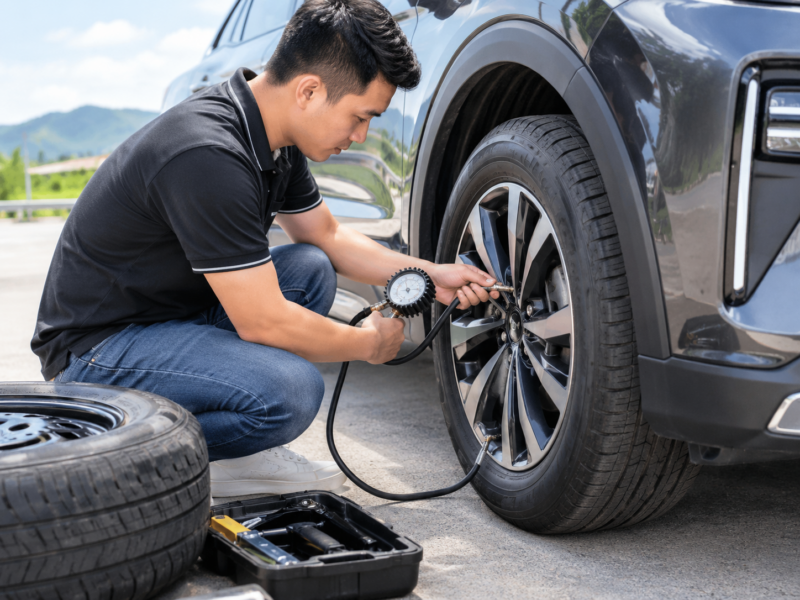 Cách Chuẩn Bị và kiểm tra Xe Ô Tô Trước Khi Đi Xa 1 Cách Chuẩn Bị và kiểm tra Xe Ô Tô Trước Khi Đi Xa .Kiểm tra lốp xe là những bước đầu cần thiết