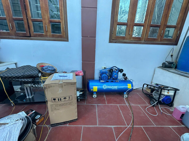 Lắp đặt rửa xe điện 1 pha cho anh khách tại Thanh Oai, Hà Nội 4 TEARU đồng hành cùng khách hàng từ thiết bị đến vận hành